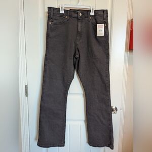 Signature by Levi Strauss Women's Dark Gray High-Rise Kick Boot